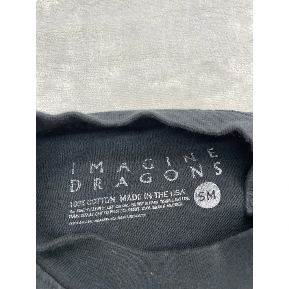 Imagine Dragons T Shirt Unisex Small Black Loom World Tour 2024 Wizard Graphic